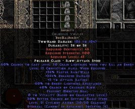 Infinity Colossus Voulge - Ethereal - 310-339% ED & -45-54% ELR - Europe HC Ladder
