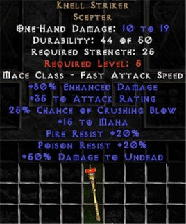 Knell Striker - +80% ED - Perfect - Europe Ladder