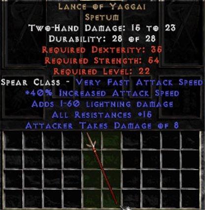 Lance of Yaggai - Europe HC Ladder