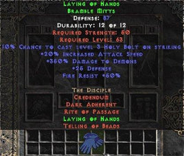 Laying of Hands - East HC Ladder