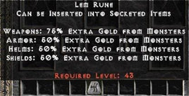 Lem Rune - West Non-Ladder