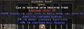 Rainbow Facet - @ Level-Up & +5/-5 Lightning - Perfect - West Ladder