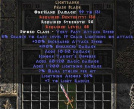 Lightsabre - West Ladder