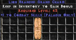 Paladin Combat Skills GC (plain) - Europe Non-Ladder