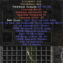 Lycander's Aim - East HC Ladder