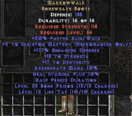 Marrowwalk +2 Skel. Mastery - Europe HC Ladder