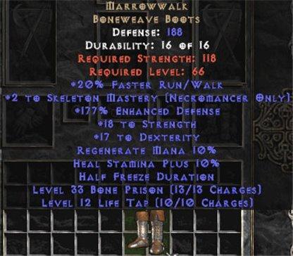 Marrowwalk +2 Skel. Mastery - West Non-Ladder