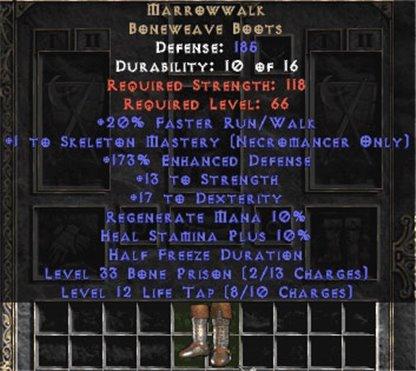 Marrowwalk +1 Skeleton Mastery - West Ladder
