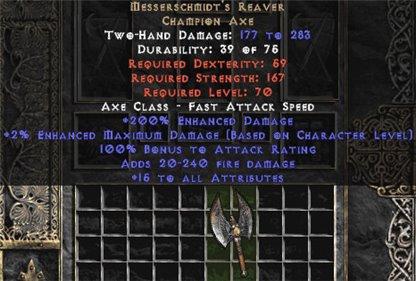Messerschmidt's Reaver - West Non-Ladder