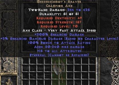 Messerschmidt's Reaver - Ethereal - Europe HC Ladder