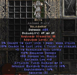 Myth Archon Plate - West Non-Ladder