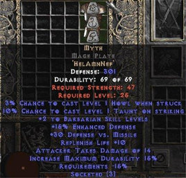 Myth Mage Plate - West Non-Ladder