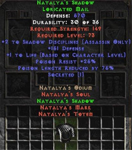 Natalya's Shadow - West Non-Ladder