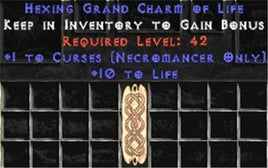 Necromancer Curses w/ 10-20 Life GC - East HC Ladder
