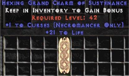 Necromancer Curses w/ 21-29 Life GC - West Ladder