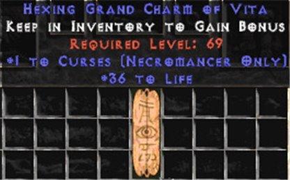 Necromancer Curses w/ 36-39 Life GC - East Ladder