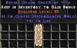 Necromancer Curses w/ 41-44 Life GC - West Non-Ladder
