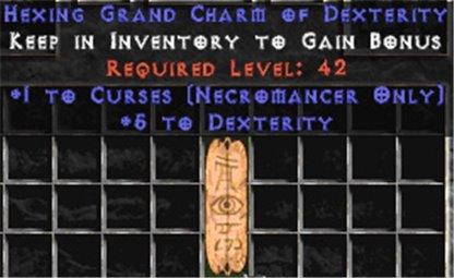 Necromancer Curses w/ 3-5 Dex GC - East Ladder