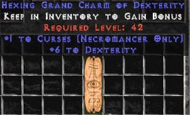 Necromancer Curses w/ 6 Dex GC - West Non-Ladder