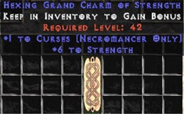Necromancer Curses w/ 6 Str GC - West Non-Ladder