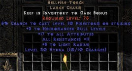 Necromancer Hellfire 10-16 Resist All/17-19 Stats - West Non-Ladder