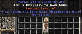Necromancer Poison & Bone Skills w/ 10-20 Life GC - West Non-Ladder