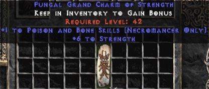 Necromancer Poison & Bone Skills w/ 6 Str GC - Europe HC Ladder