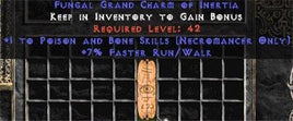 Necromancer Poison & Bone Skills w/ 7% FRW GC - East HC Ladder