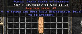 Necromancer Poison & Bone Skills w/ 3-5 Str GC - West Non-Ladder
