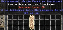 Necromancer Summoning Skills w/ 35 Life GC - West Ladder