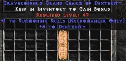 Necromancer Summoning Skills w/ 3-5 Dex GC - East Ladder