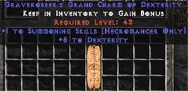 Necromancer Summoning Skills w/ 3-5 Dex GC - Europe Ladder