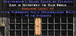 Necromancer Summoning Skills w/ 3-5 Str GC - West Non-Ladder