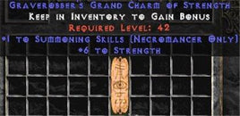 Necromancer Summoning Skills w/ 6 Str GC - West Non-Ladder