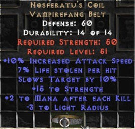Nosferatu's Coil - West Non-Ladder