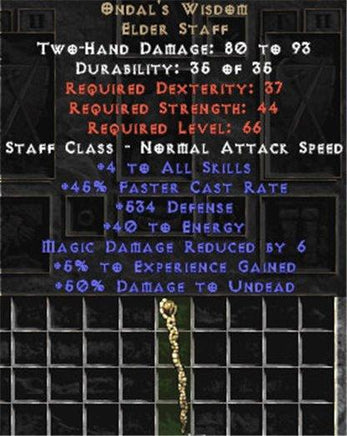 Ondal's Wisdom - West Non-Ladder