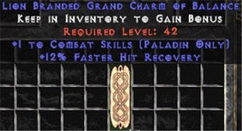 Paladin Combat Skills w/ 12% FHR GC - West Non-Ladder