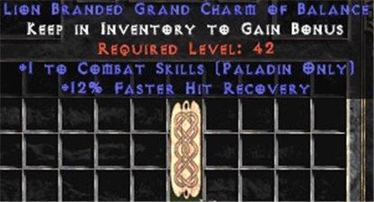 Paladin Combat Skills w/ 12% FHR GC - Europe Ladder