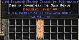 Paladin Combat Skills w/ 31-34 Life GC - West Non-Ladder