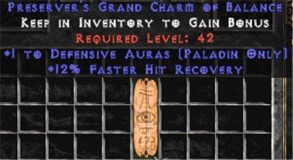 Paladin Defensive Auras w/ 12% FHR GC - East Ladder