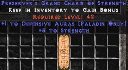 Paladin Defensive Auras w/ 3-5 Str GC - Europe HC Ladder
