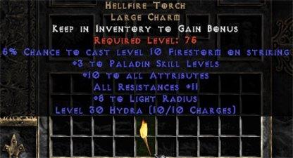 Paladin Hellfire 10-16 Resist All/10-16 Stats - West Ladder