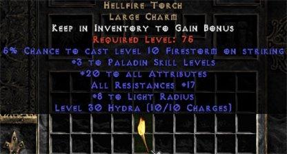 Paladin Hellfire 17-19 res 20 stats - East Ladder