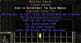 Paladin Hellfire 20 Resist All/20 Stats - West Non-Ladder