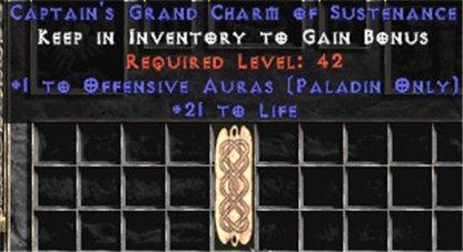 Paladin Offensive Auras w/ 21-29 Life GC - East Ladder