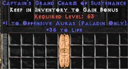 Paladin Offensive Auras w/ 35 Life GC - Europe HC Ladder