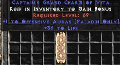 Paladin Offensive Auras w/ 36-39 Life GC - Europe HC Ladder