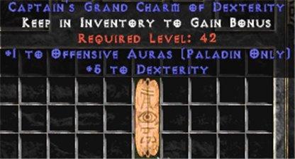 Paladin Offensive Auras w/ 3-5 Dex GC - East Ladder