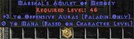 Paladin Amulet - 3 Offensive Auras & 0.75 MPL - West Non-Ladder