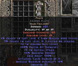 Peace Archon Plate - West Non-Ladder